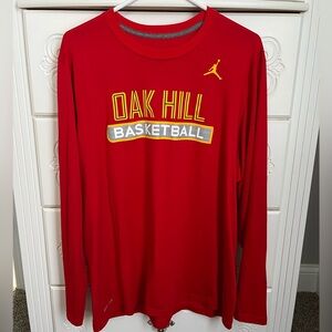 Oak Hill Academy Jordan Nike Red X-Large